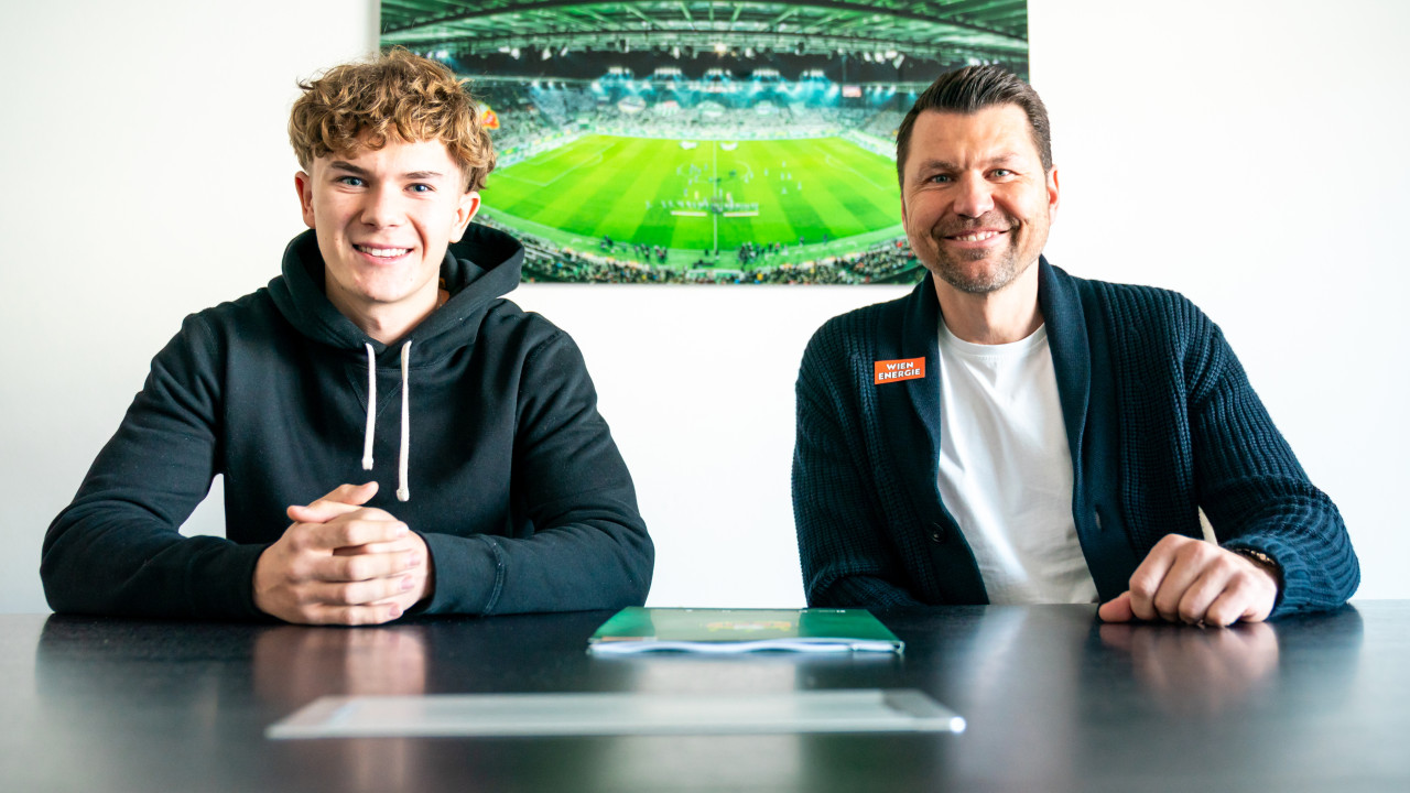 "Mein Herzensverein" - Rapid verlängert mit Stürmer-Talent