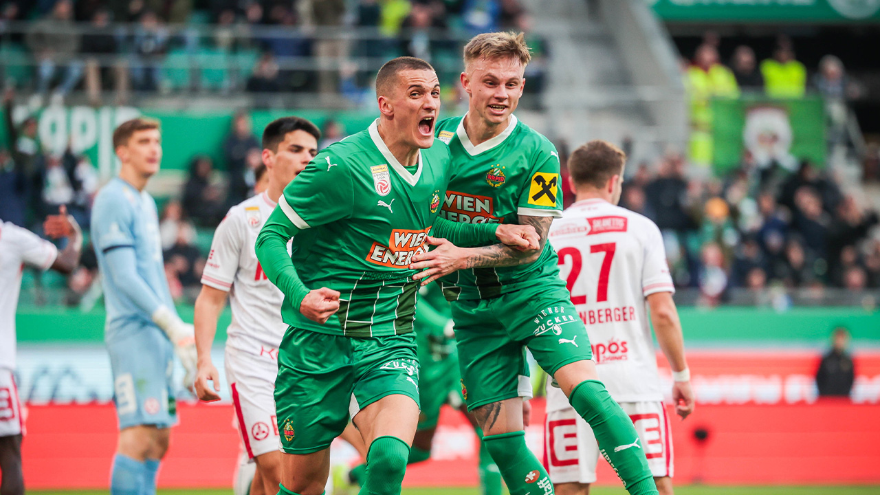Souveräner Heimsieg bringt Rapid in die Meistergruppe