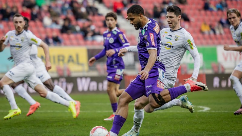 Klagenfurt rettet in letzter Sekunde einen Punkt