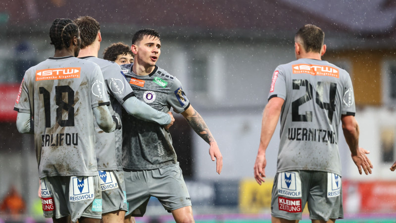 Toshevski-Hattrick! Klagenfurt dreht Partie in Hartberg