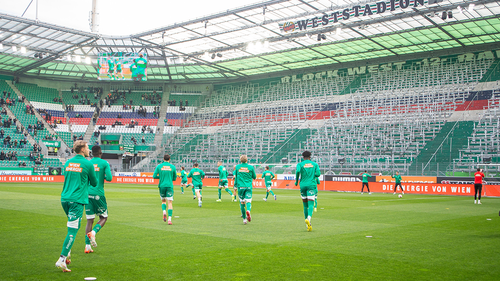 Halbleeres Rapid-Stadion: "Das brauchen wir nicht nochmal"