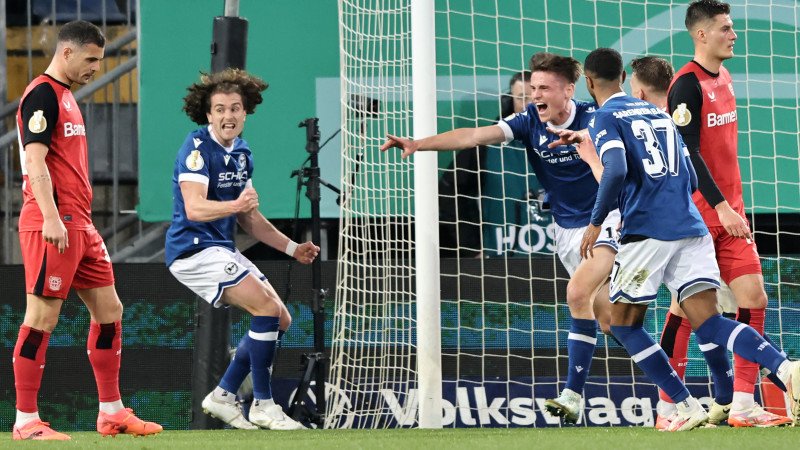 Sensation! Drittligist Bielefeld erstmals im DFB-Pokalfinale
