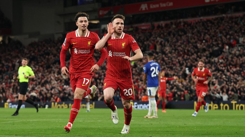 Jota-Goldtor! Liverpool triumphiert im Merseyside-Derby