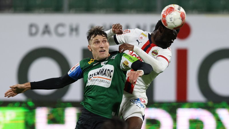 LigaZwa: Match zwischen Rapid II und Ried vorverlegt