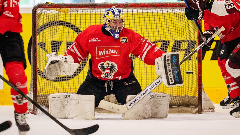Von der AlpsHL zur WM? ÖEHV-Keeper überzeugt beim Debüt