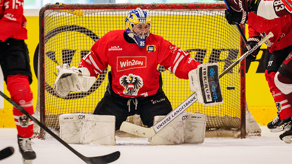 Von der AlpsHL zur WM? ÖEHV-Keeper überzeugt beim Debüt