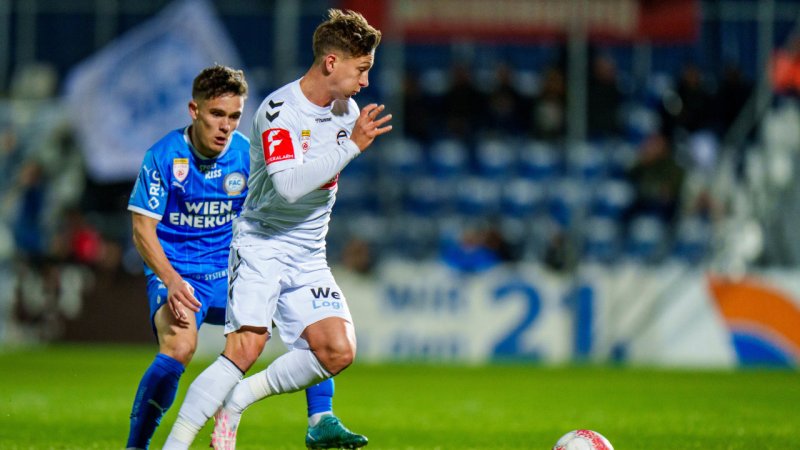 Knasmüllner rettet die Admira in der Nachspielzeit