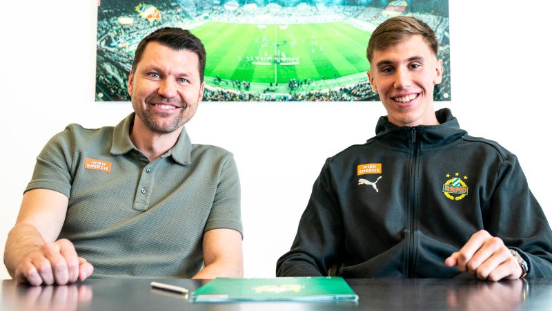 Rapid verlängert langfristig mit Torwart-Talent