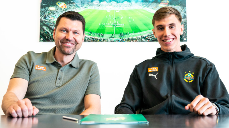 Rapid verlängert langfristig mit Torwart-Talent