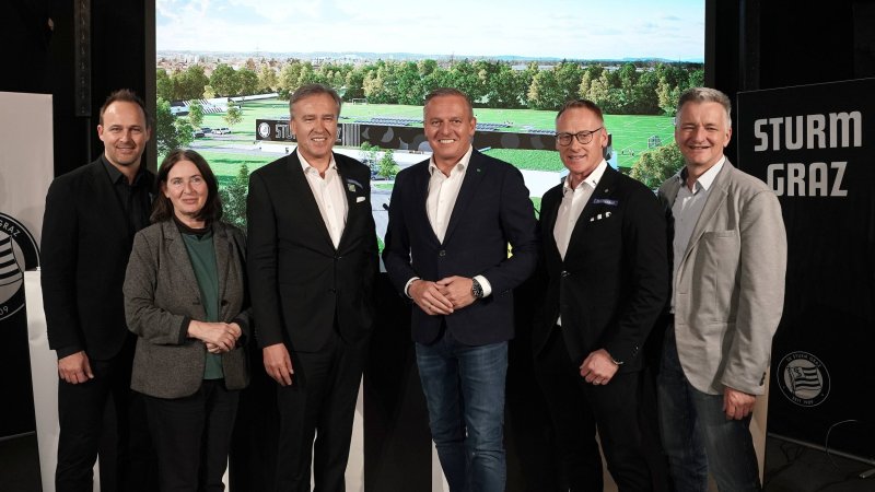 Sturm präsentiert Pläne für Trainingszentrum