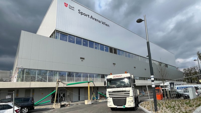 Baustelle: Hinter den Kulissen der "Sport Arena" in Wien