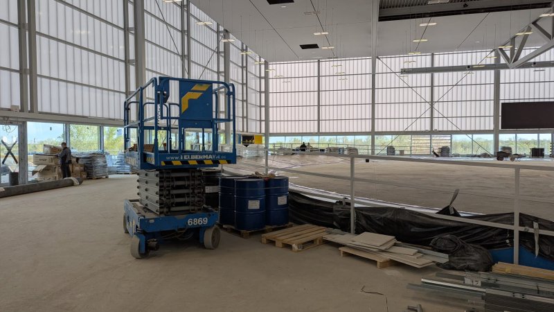 Baustelle: Hinter den Kulissen der "Sport Arena" in Wien