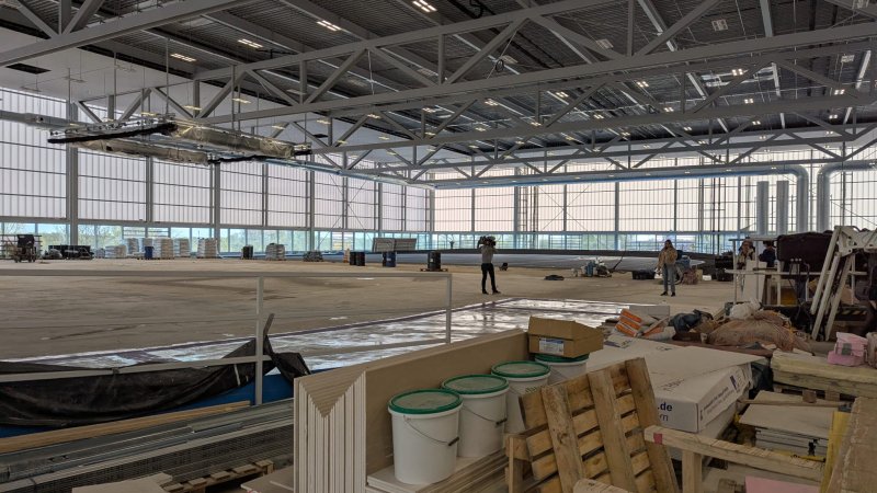 Baustelle: Hinter den Kulissen der "Sport Arena" in Wien