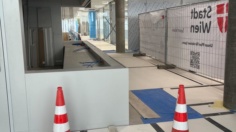 Baustelle: Hinter den Kulissen der "Sport Arena" in Wien