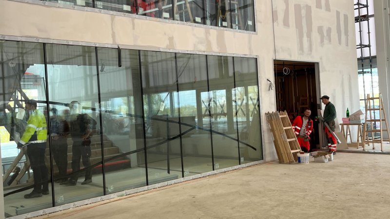 Baustelle: Hinter den Kulissen der "Sport Arena" in Wien