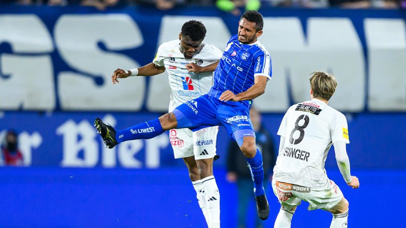 WAC biegt Blau-Weiß Linz, Nwaiwu fliegt vom Platz