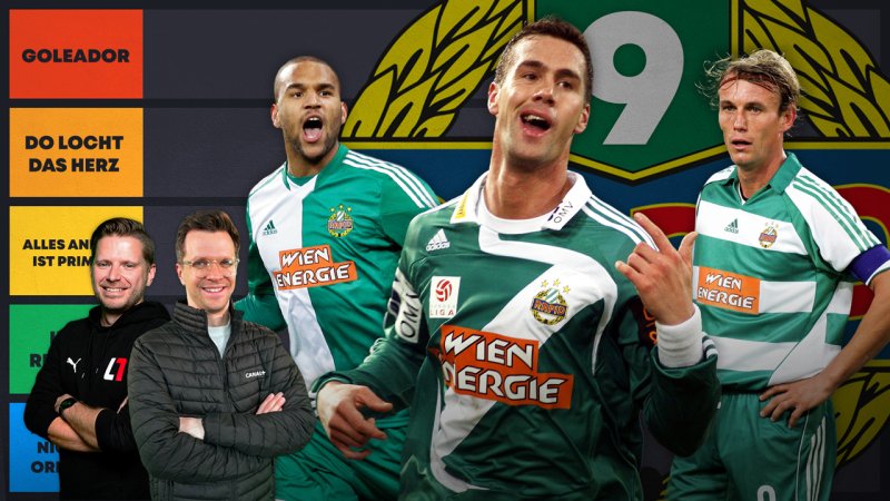 Ranking: Die besten Neuner des SK Rapid