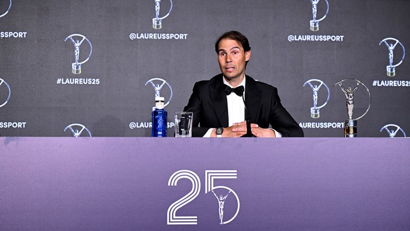 Nadal nach Preisverleihung: "Vermisse das Tennis nicht"