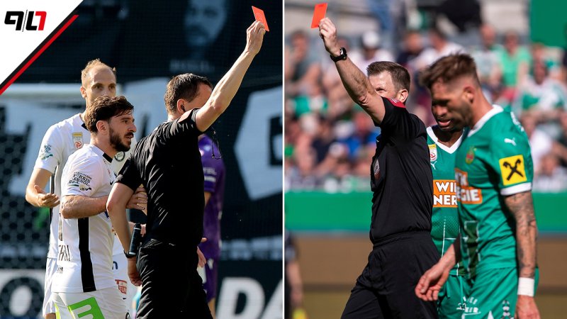 Fünf Platzverweise: Bundesliga schrammt an Rekorden vorbei