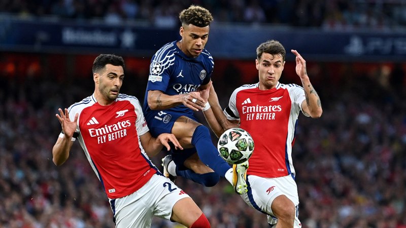 Blitzstart! Paris Saint-Germain zu abgezockt für Arsenal