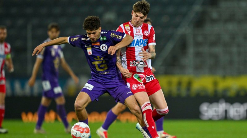 Eine Halbzeit in Unterzahl: Klagenfurt punktet beim GAK