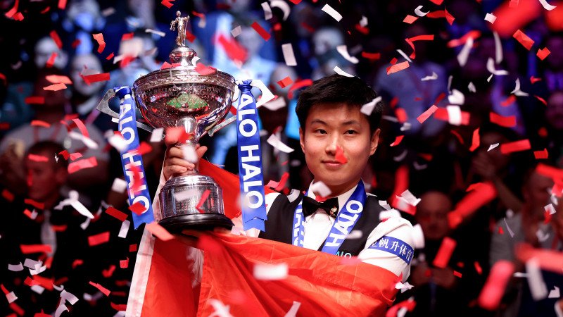 "Da ist ein neuer Superstar" - Zhao gewinnt Snooker-WM