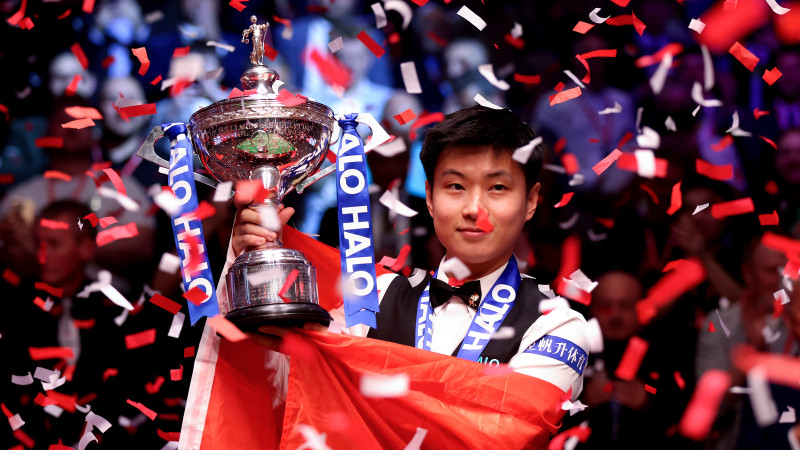 "Da ist ein neuer Superstar" - Zhao gewinnt Snooker-WM