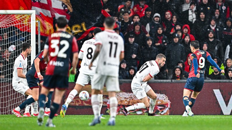 Später Doppelschlag! Milan gewinnt in Genua