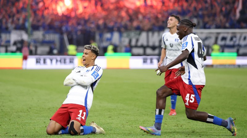Der HSV ist zurück! Die besten Bilder der Aufstiegsparty