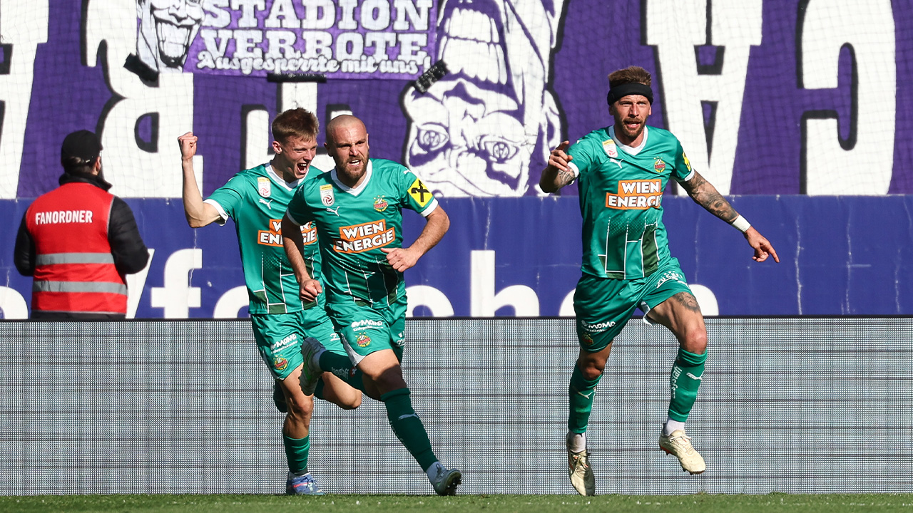 Rapid lässt die violetten Meister-Träume platzen