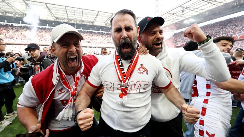 Köln ist wieder oben! Die besten Bilder zum Effzeh-Aufstieg