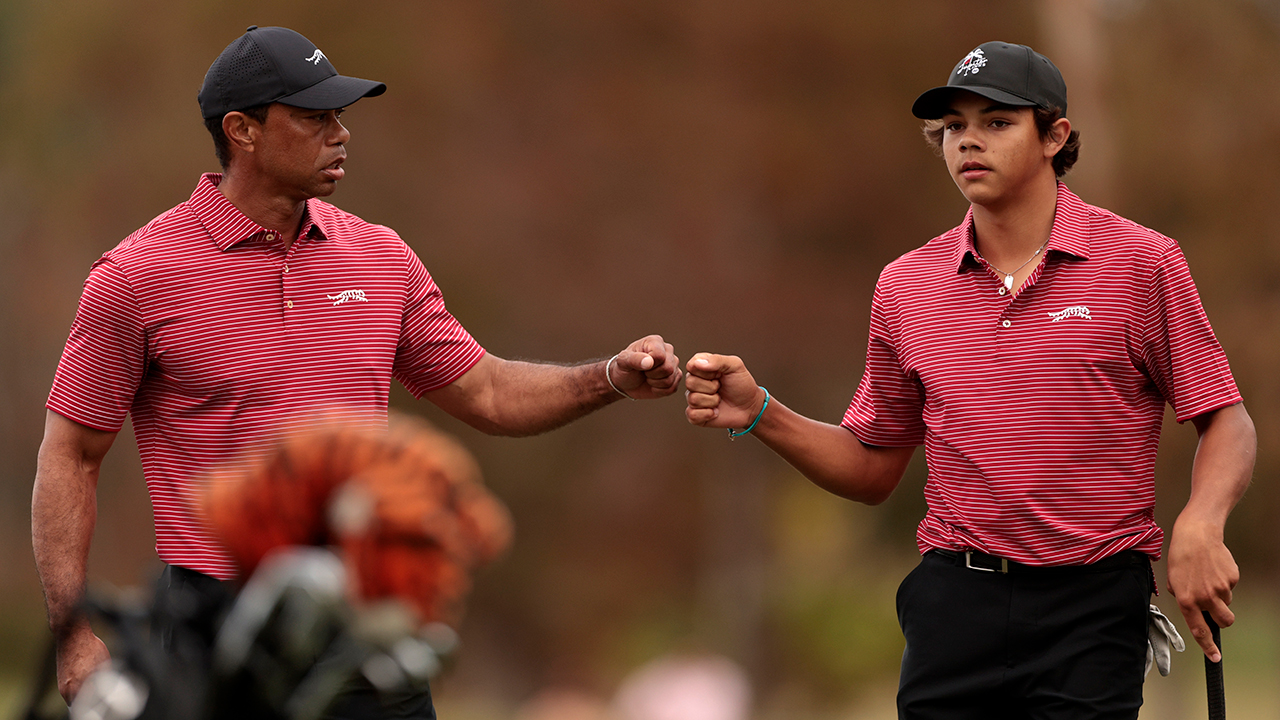 Turniersieg! Woods-Junior wandelt auf Tigers Spuren