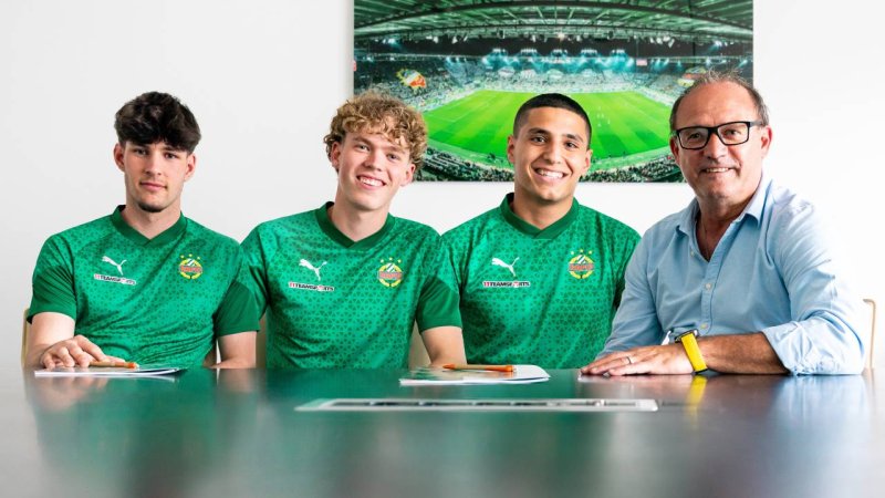 Rapid verlängert mit Youngster-Trio