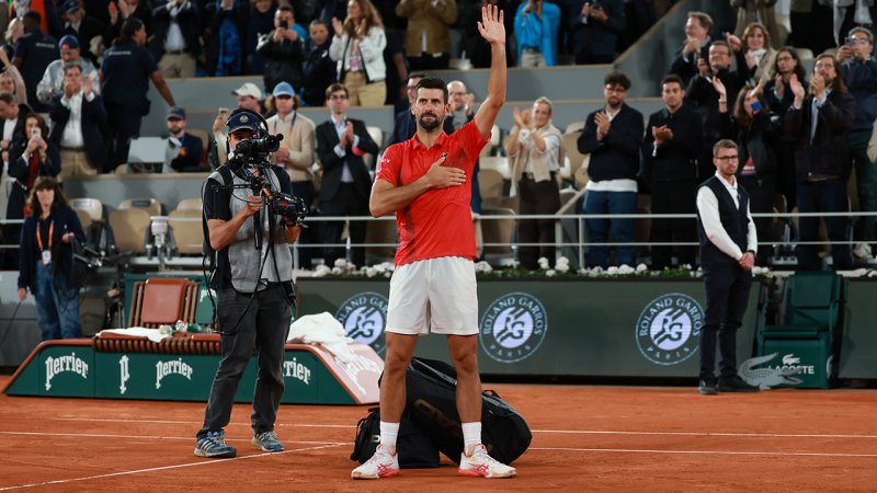 War es das? Djokovic mit Abschiedskuss für Paris