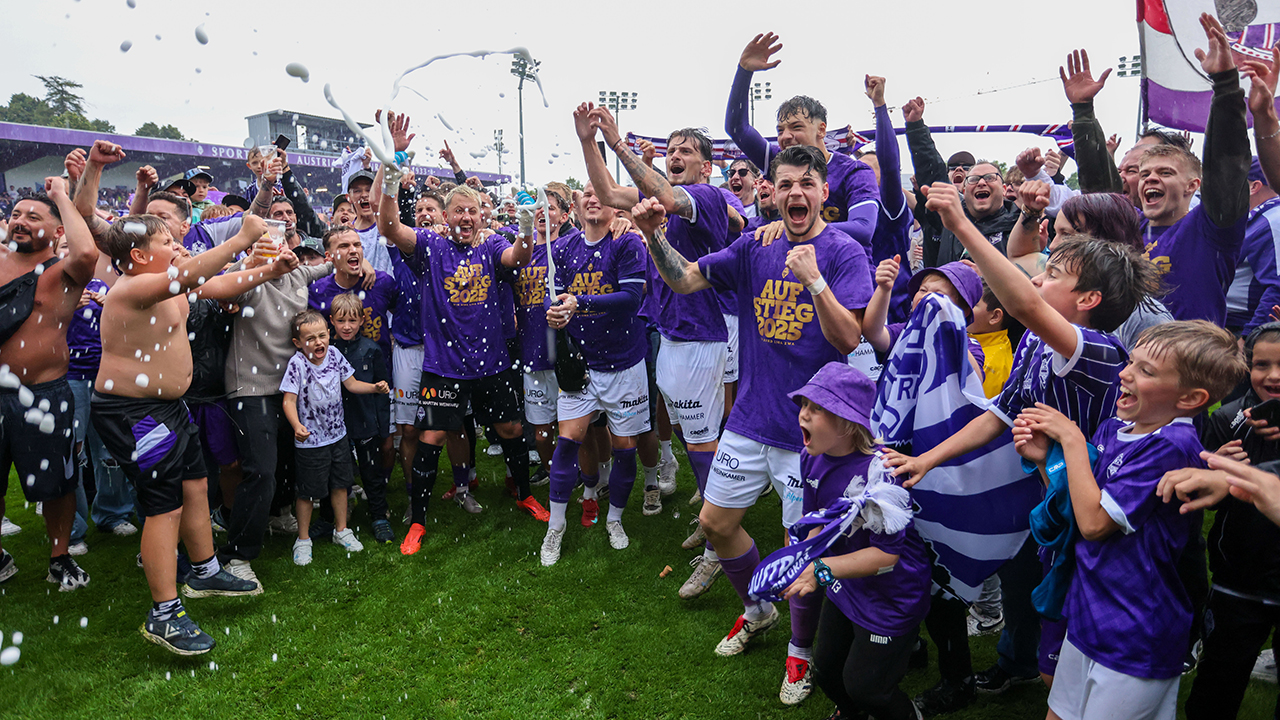 Meister! Austria Salzburg ist zurück in LigaZwa