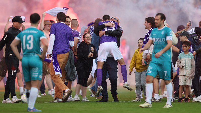 Austria Salzburg goes LigaZwa! Die Bilder der Meister-Party