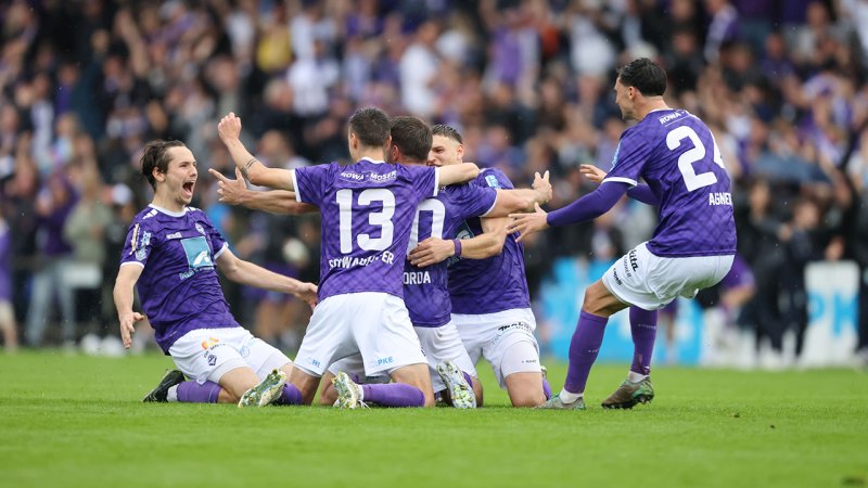 Austria Salzburg goes LigaZwa! Die Bilder der Meister-Party