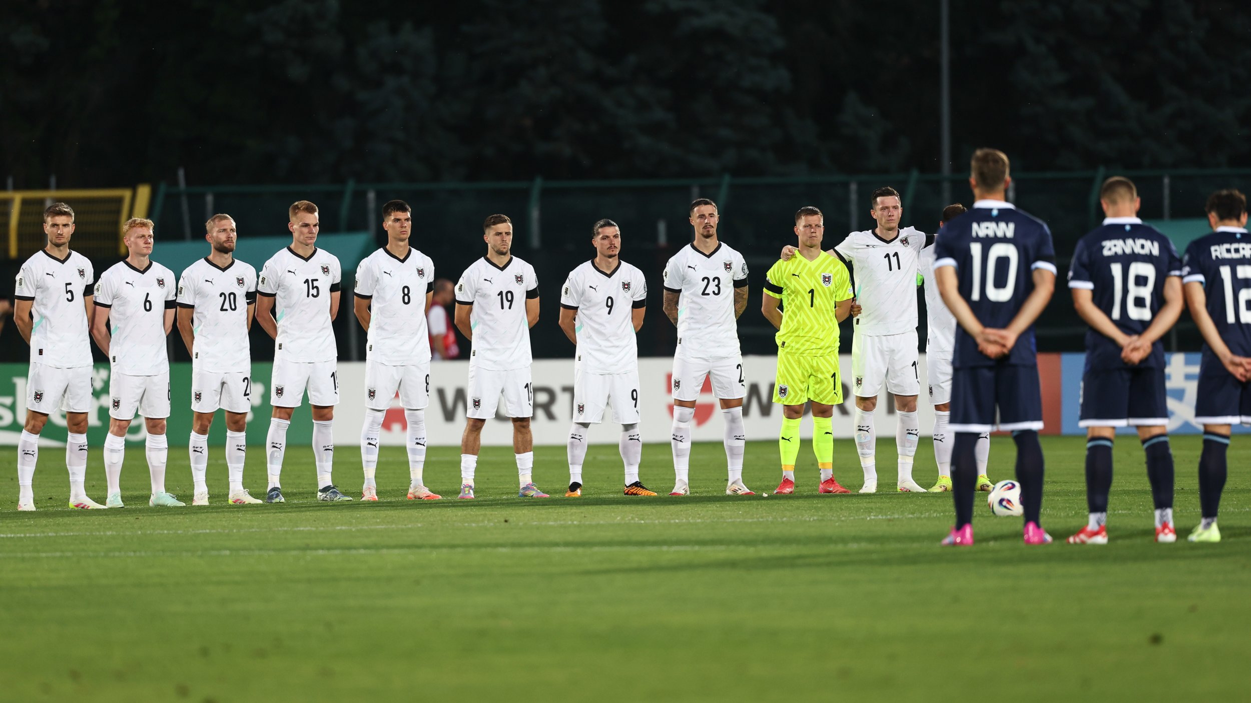 ÖFB-Team in Gedanken bei den Opfern von Graz
