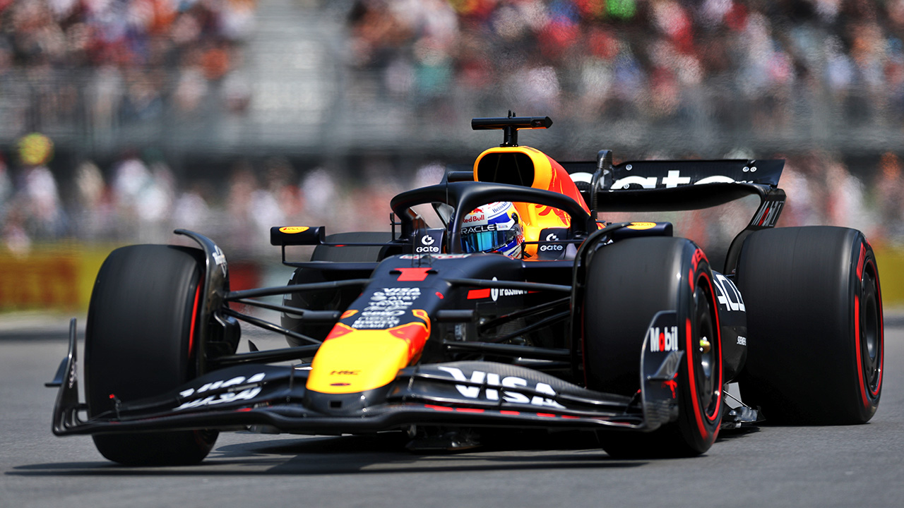 Weltmeister Max Verstappen setzt in Kanada erste Bestzeit