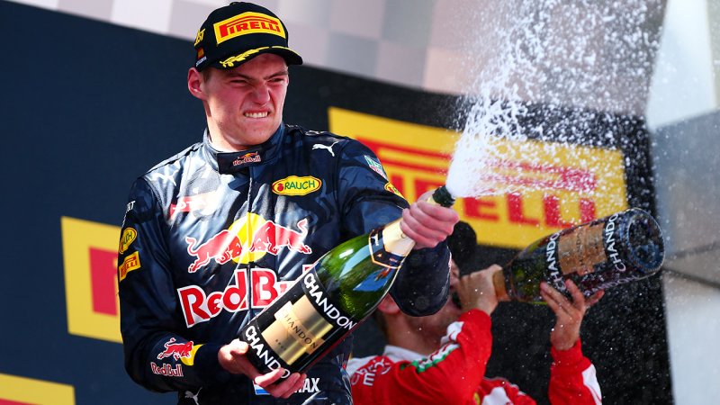 Die jüngsten Fahrer auf einem F1-Podium