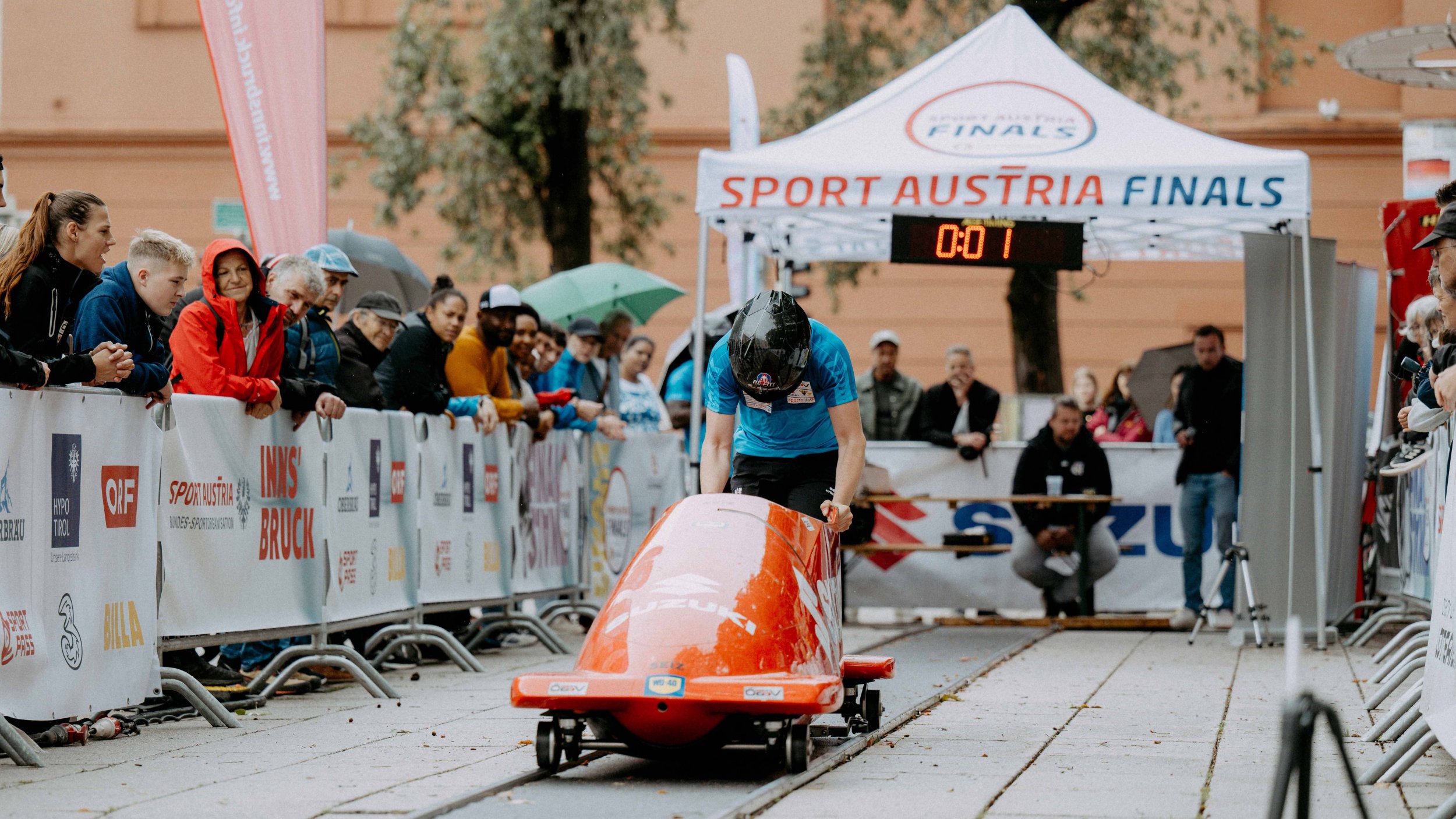 Bob bei Sport Austria Finals: Eiskanalfeeling bei 25 Grad