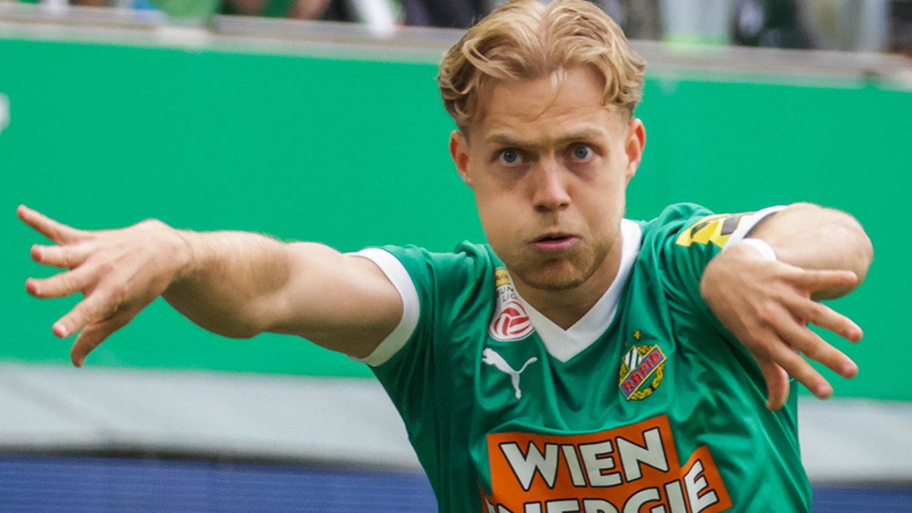 Vienna meldet vorsichtiges Interesse an Rapid-Stürmer an