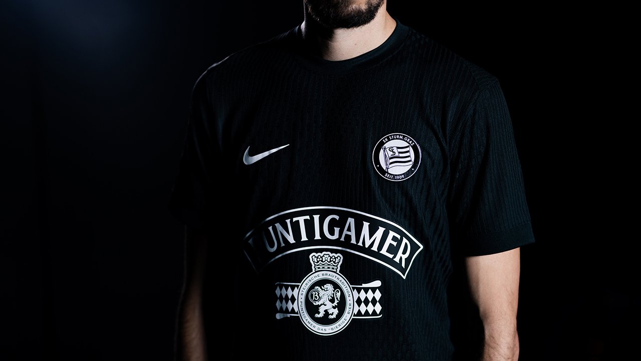 Meisterwäsch: So sieht das neue Trikot des SK Sturm aus