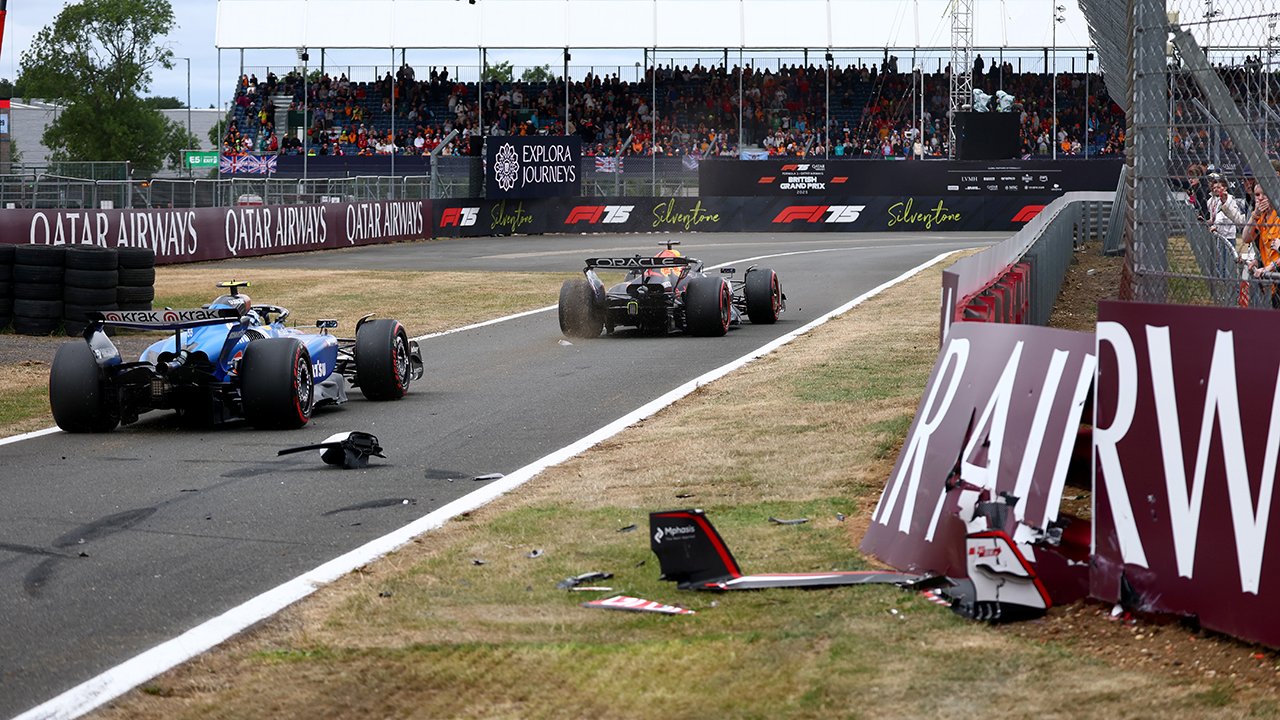 Drittes Silverstone-Training endet mit chaotischen Unfällen