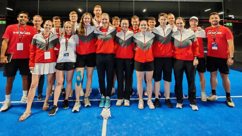 Große Ambitionen bei Rot-Weiß-Rot vor EURO PADEL CUP