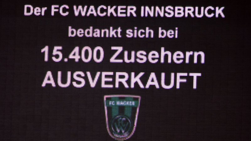 Erster Ausverkauf seit 2010! Volles Stadion bei Wacker-Rapid
