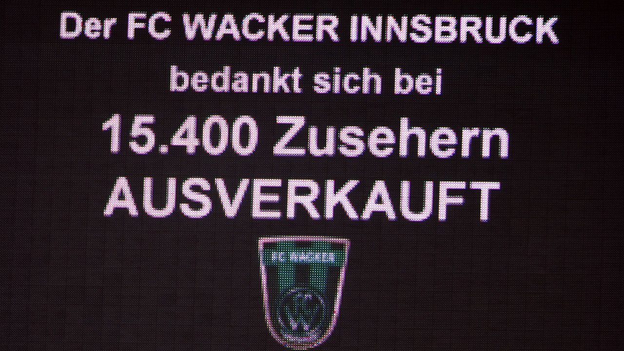 Erster Ausverkauf seit 2010! Volles Stadion bei Wacker-Rapid