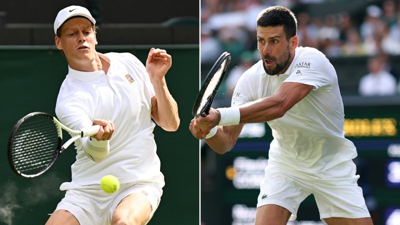 Wimbledon-Halbfinale heute: Jannik Sinner - Novak Djokovic