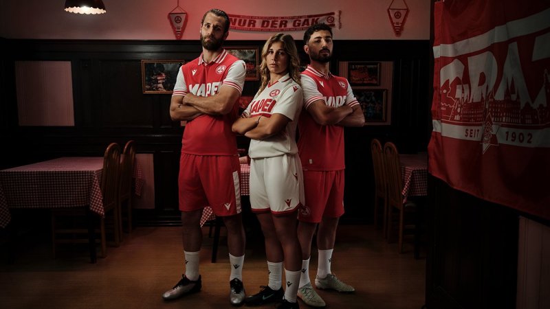 Retro-Look: Das sind die neuen Trikots des GAK