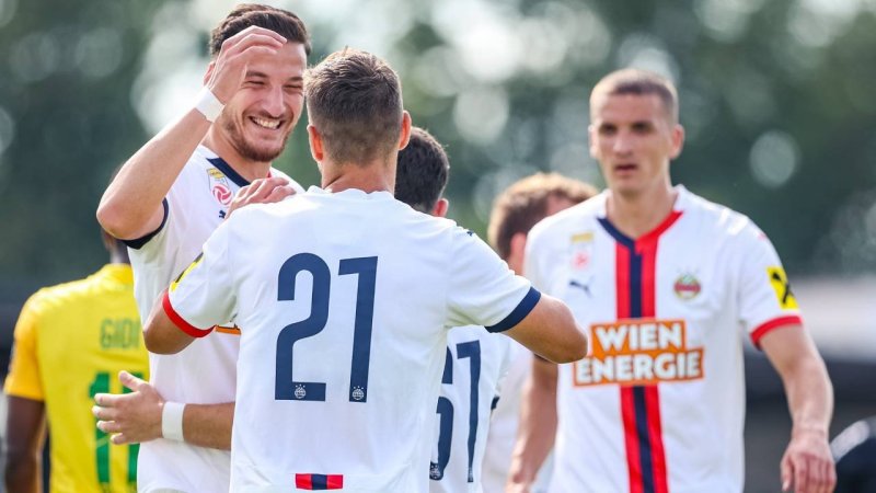 SK Rapid gewinnt XXL-Test gegen MSK Zilina